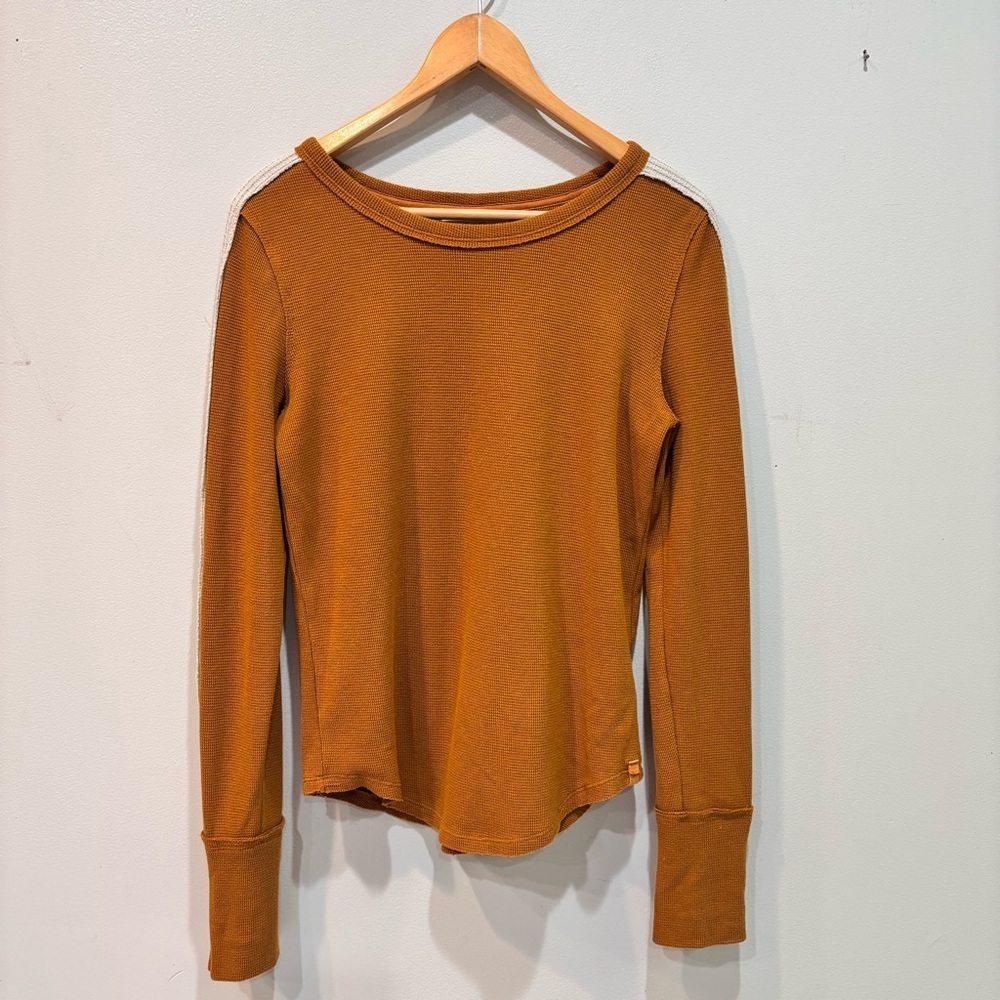 We The Free Tasha Thermal Sweatshirt Top Women’s Size Large